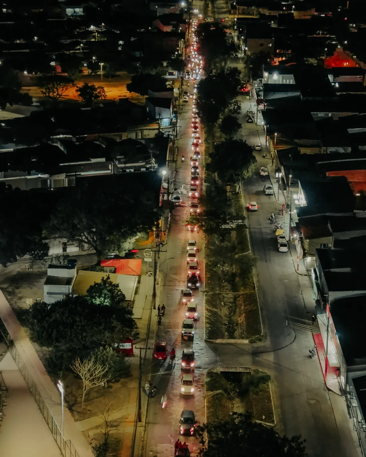 Carreata no bairro Ibirapuera