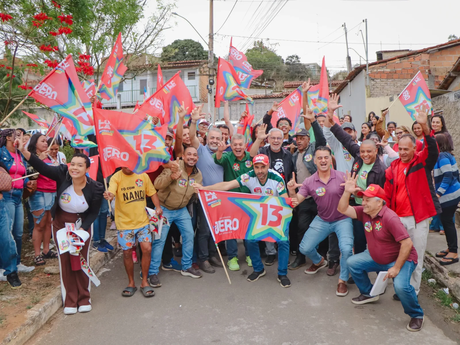 Caminhada no bairro Nossa Senhora Aparecida