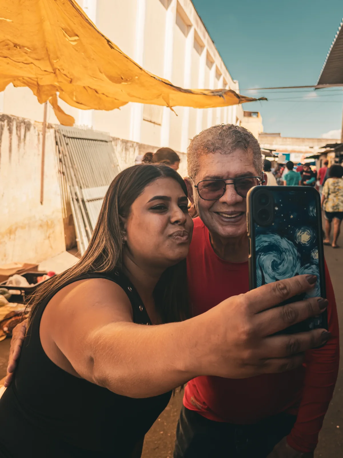 Visita a feira do bairro Brasil