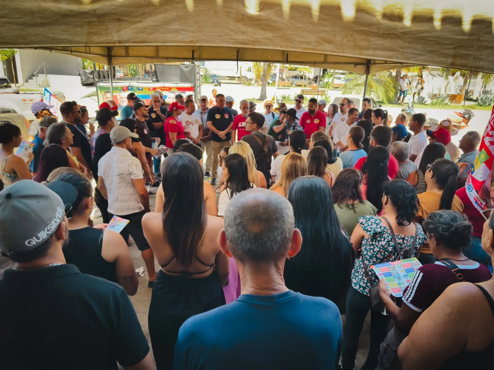 Agenda na feira e comitê em Piripá