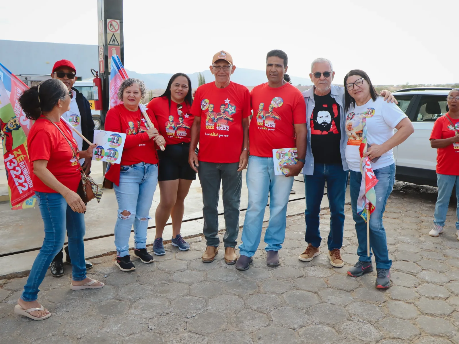 Visita a feira do distrito de Bate Pé