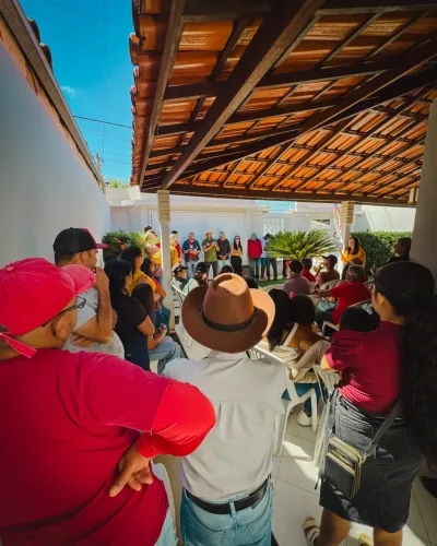Reunião e caminhada na feira com Gil Rocha — foto 31