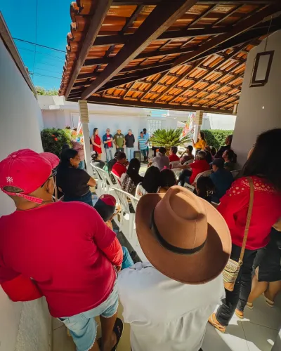 Reunião e caminhada na feira com Gil Rocha — foto 52