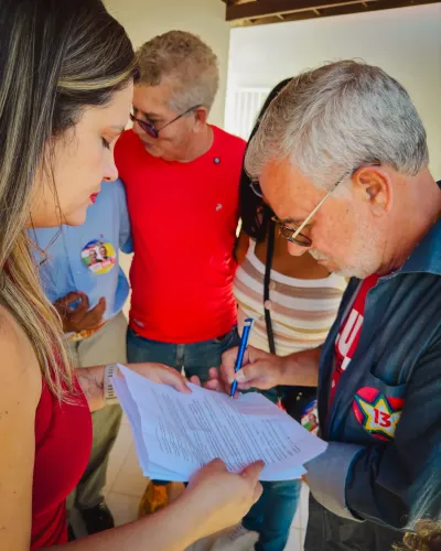 Reunião e caminhada na feira com Gil Rocha — foto 65