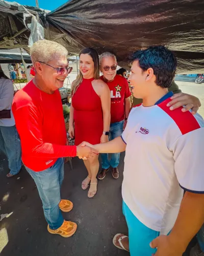 Reunião e caminhada na feira com Gil Rocha — foto 93