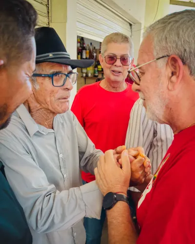 Reunião e caminhada na feira com Gil Rocha — foto 125