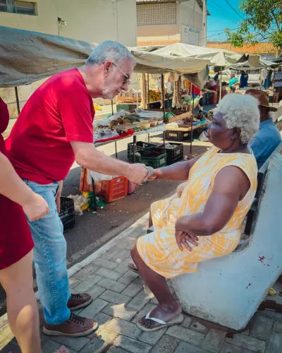 Reunião e caminhada na feira com Gil Rocha — foto 146
