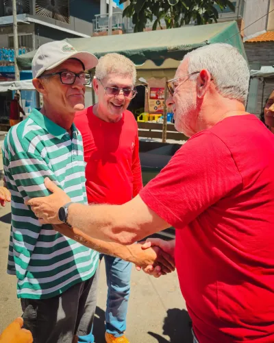 Reunião e caminhada na feira com Gil Rocha — foto 149