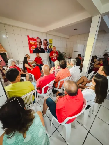 Reunião na casa de Leu em Mortugaba — foto 1